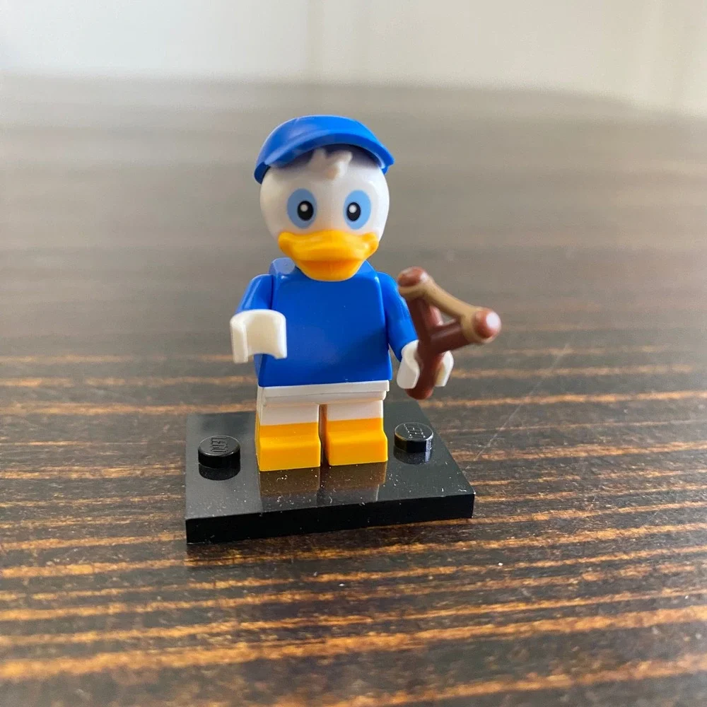 LEGO Disney Series 2 Huey‎ Duck Minifigure 71024 Blue Slingshot Accessory